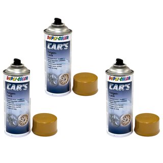 Felgenlack Lack Spray Cars Dupli Color 385902 Gold 3 X 400 ml