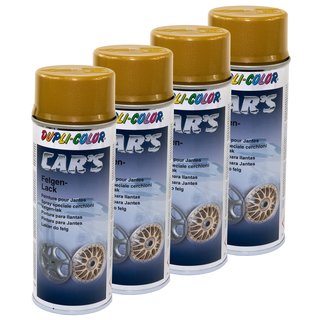 Rim wheel paint spray Cars Dupli Color 385902 Gold 4 X 400 ml