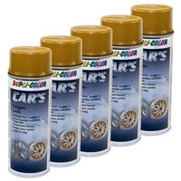 Felgenlack Lack Spray Cars Dupli Color 385902 Gold 5 X...