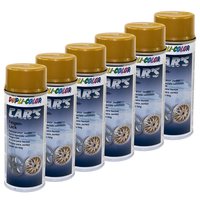 Felgenlack Lack Spray Cars Dupli Color 385902 Gold 6 X...