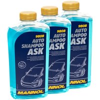 Auto Shampoo 9808 ASK Autowsche MANNOL 3 X 1 Liter