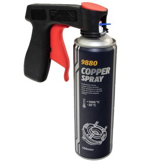 Kupfer Paste Spray Cooper Spray MANNOL 9880 500 ml mit Pistolengriff