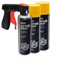 Cooper paste Spray MANNOL 9880 3 X 500 ml with Pistol Grip