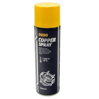 Cooper paste Spray MANNOL 9880 4 X 500 ml with Pistol Grip