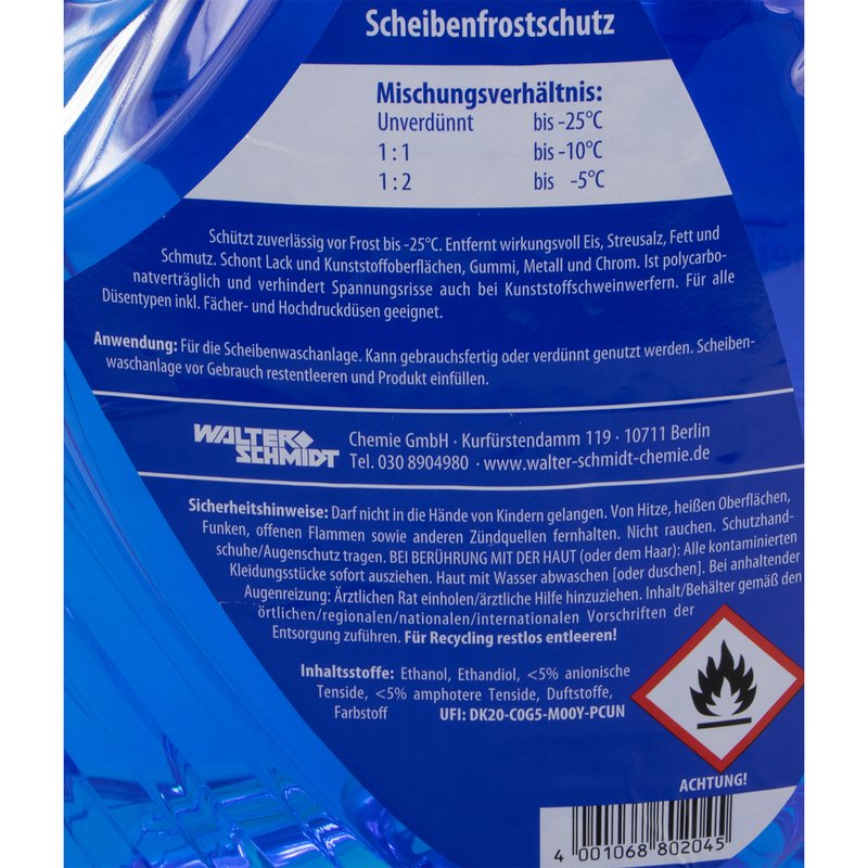 Scheibenfrostschutz Premium -60°C, 5 l