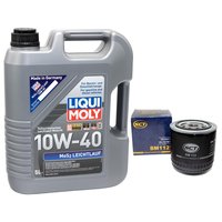 Service Engine Oil 10W40 5 liters + oilfilter SCT SK804 buy online at,  23,95 €