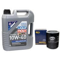 Motoröl Set MOS2 Leichtlauf 10W-40 5 Liter + Ölfilter SM5091