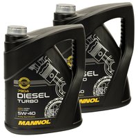 Motorl Motor l MANNOL Diesel Turbo 5W40 API CI4/ SN 2 X...