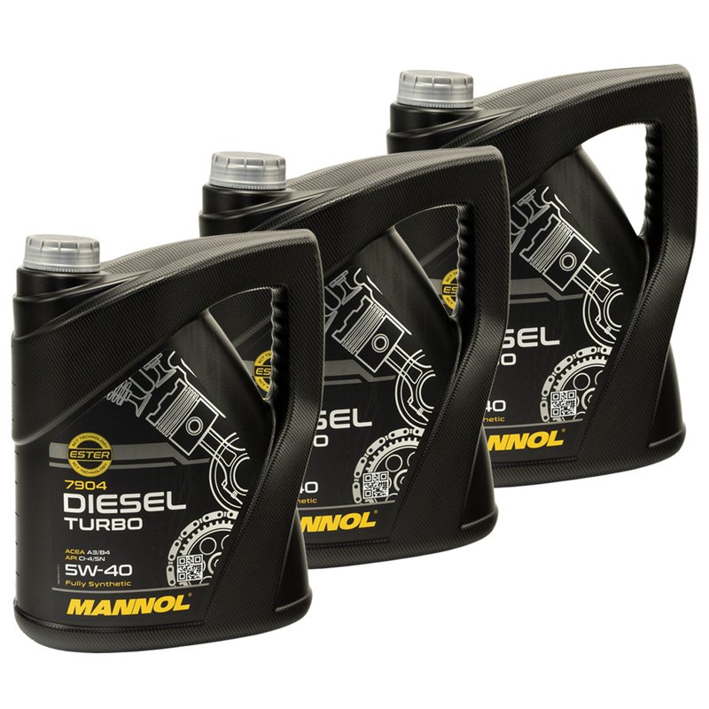 MANNOL Engine oil 5W40 Diesel Turbo 3 X 5 liters buy online in th, 68,95 €