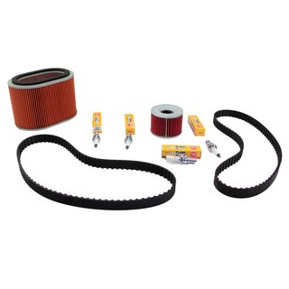 Maintenance package air filter + oil filter + spark plugs + Timing Belt