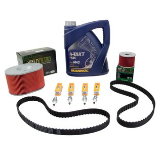 Maintenance Set oil 4L + air filter + oil filter + spark plugs + Timing Belt