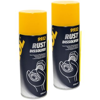 Rust Remover Spray 9932 MANNOL 2 X 450 ml