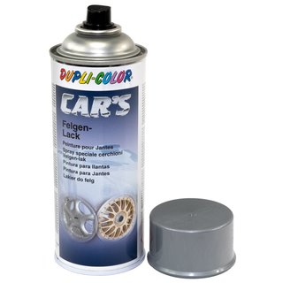 Rim wheel paint spray Cars Dupli Color 385919 silver 2 X 400 ml with pistolgrip