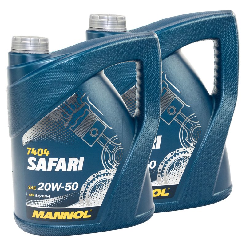 MANNOL Motoröl 20W-50 Safari 2 X 5 Liter online im MVH Shop kaufe, 36,95 €