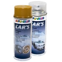 Rim Lacquer Spray Cars Dupli Color 385902 gold 400 ml +...