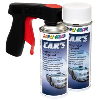 Adhesion Primer Rustprotection Cars Dupli Color 218194 White 2 X 400 ml with Pistolgrip