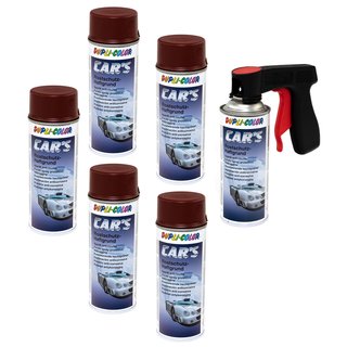 Adhesion Primer Rustprotection Cars Dupli Color 740220 Red 6 X 400 ml with Pistolgrip