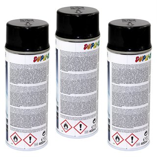 Lackspray Spraydose Sprhlack Cars Dupli Color 385865 schwarz glnzend 3 X 400 ml