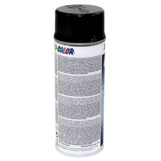 Spraypaint spraycan spray paint Cars Dupli Color 385865 black glossy 3 X 400 ml with Pistolgrip