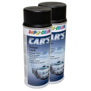 Lackspray Spraydose Sprhlack Cars Dupli Color 385872 schwarz matt 2 X 400 ml