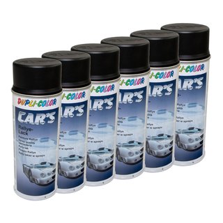 Lackspray Spraydose Sprhlack Cars Dupli Color 385872 schwarz matt 6 X 400 ml