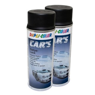 Lackspray Spraydose Sprühlack Cars Dupli Color 652240 schwarz seidenmatt 2 X 400 ml