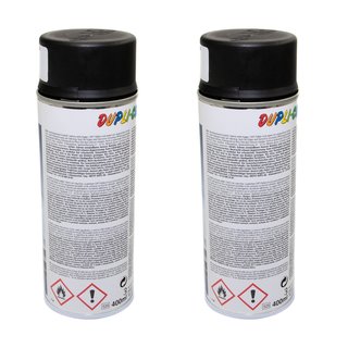 Spraypaint spraycan spraypaint Cars Dupli Color 652240 black satin 2 X 400 ml
