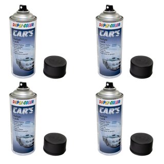 Spraypaint spraycan spraypaint Cars Dupli Color 652240 black satin 4 X 400 ml