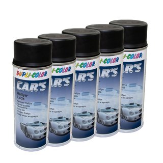 Spraypaint spraycan spraypaint Cars Dupli Color 652240 black satin 5 X 400 ml