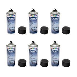 Lackspray Spraydose Sprhlack Cars Dupli Color 652240 schwarz seidenmatt 6 X 400 ml