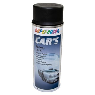Spraypaint spraycan spraypaint Cars Dupli Color 652240 black satin 4 X 400 ml with Pistolgrip