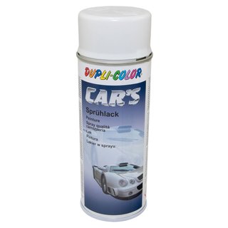 Spraypaint spraycan spraypaint Cars Dupli Color 385896 white glossy 5 X 400 ml with Pistolgrip