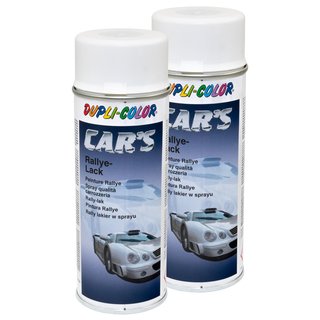 Spraypaint spraycan spraypaint Cars Dupli Color 651953 white matt 2 X 400 ml