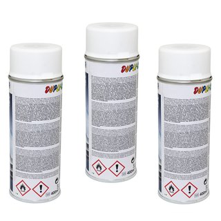 Spraypaint spraycan spraypaint Cars Dupli Color 651953 white matt 3 X 400 ml