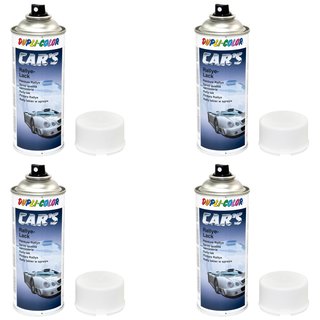 Lackspray Spraydose Sprhlack Cars Dupli Color 651953 weiss matt 4 X 400 ml