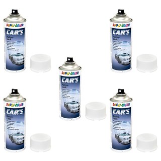 Lackspray Spraydose Sprhlack Cars Dupli Color 651953 weiss matt 5 X 400 ml