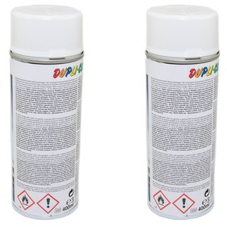 Lackspray Spraydose Sprhlack Cars Dupli Color 652233 weiss seidenmatt 2 X 400 ml