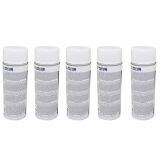 Spraypaint spraycan spraypaint Cars Dupli Color 652233 white satin 5 X 400 ml