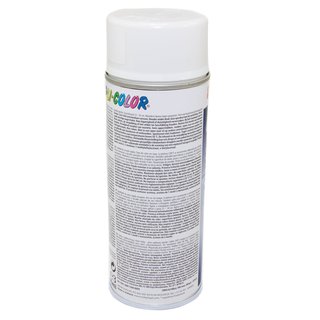 Spraypaint spraycan spraypaint Cars Dupli Color 652233 white satin 400 ml with Pistolgrip