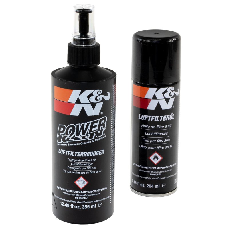 K&N Luftfilter Reinigungs Pflege Set Kit Air Filter Cleaning-Kit