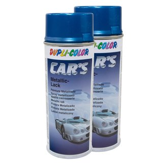 Lackspray Spraydose Sprhlack Cars Dupli Color 706837 blau azurblau metallic 2 X 400 ml