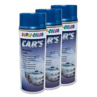 Lackspray Spraydose Sprhlack Cars Dupli Color 706837 blau azurblau metallic 3 X 400 ml