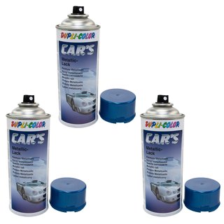 Lackspray Spraydose Sprhlack Cars Dupli Color 706837 blau azurblau metallic 3 X 400 ml