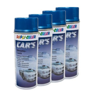 Lackspray Spraydose Sprhlack Cars Dupli Color 706837 blau azurblau metallic 4 X 400 ml