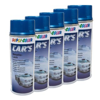 Lackspray Spraydose Sprhlack Cars Dupli Color 706837 blau azurblau metallic 5 X 400 ml