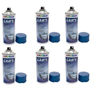 Lackspray Spraydose Sprhlack Cars Dupli Color 706837 blau azurblau metallic 6 X 400 ml