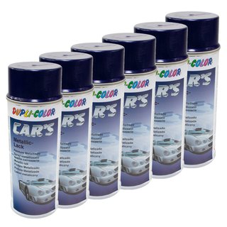 Spraypaint spraycan spraypaint Cars Dupli Color 706844 blue purple metallic 6 X 400 ml