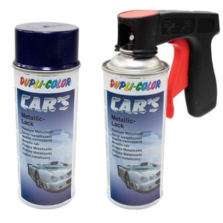Lackspray Spraydose Sprhlack Cars Dupli Color 706844 blau-lila metallic 2 X 400 ml mit Pistolengriff