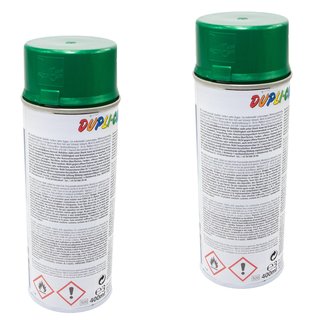 Spraypaint spraycan spraypaint Cars Dupli Color 706851 green limegreen metallic 2 X 400 ml