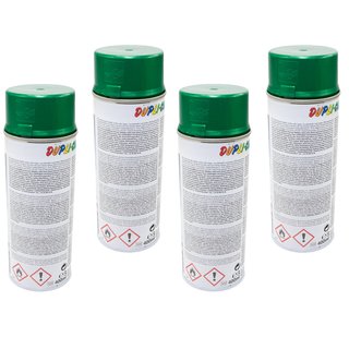 Spraypaint spraycan spraypaint Cars Dupli Color 706851 green limegreen metallic 4 X 400 ml